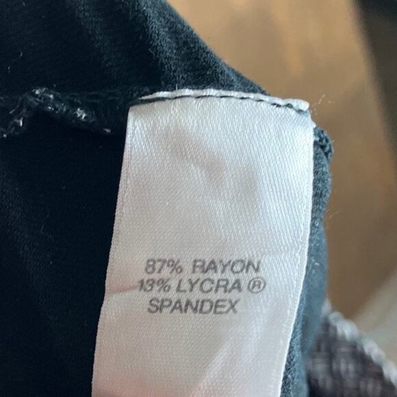 J Jill Women Pants Black Wearever Collection Forward Seam Slim Ankle Stretch MP - Picture 5 of 11